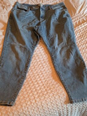 RW&CO. Slim Straight Light Blue Jeans Xxl